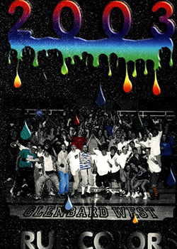 Glenbard West Yearbook Cover 2003