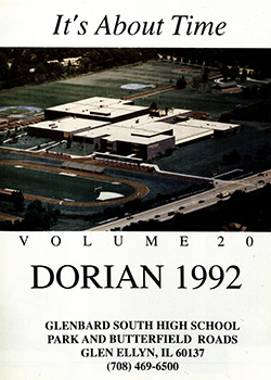 1992 Glenbard South Yearbook cover
