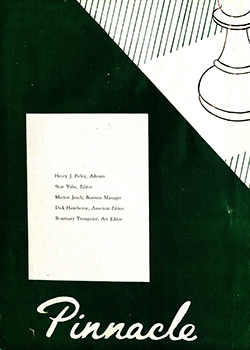 Glenbard West Yearbook Cover 1948