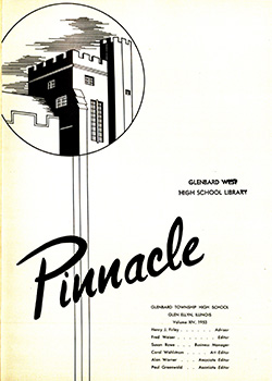 Glenbard West Yearbook Cover 1953