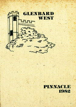 Glenbard West Yearbook Cover 1982