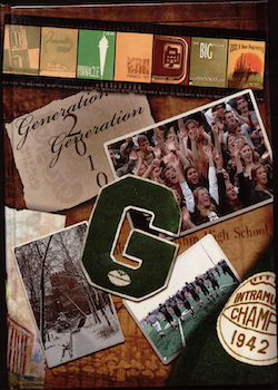 Glenbard West Yearbook Cover 2010