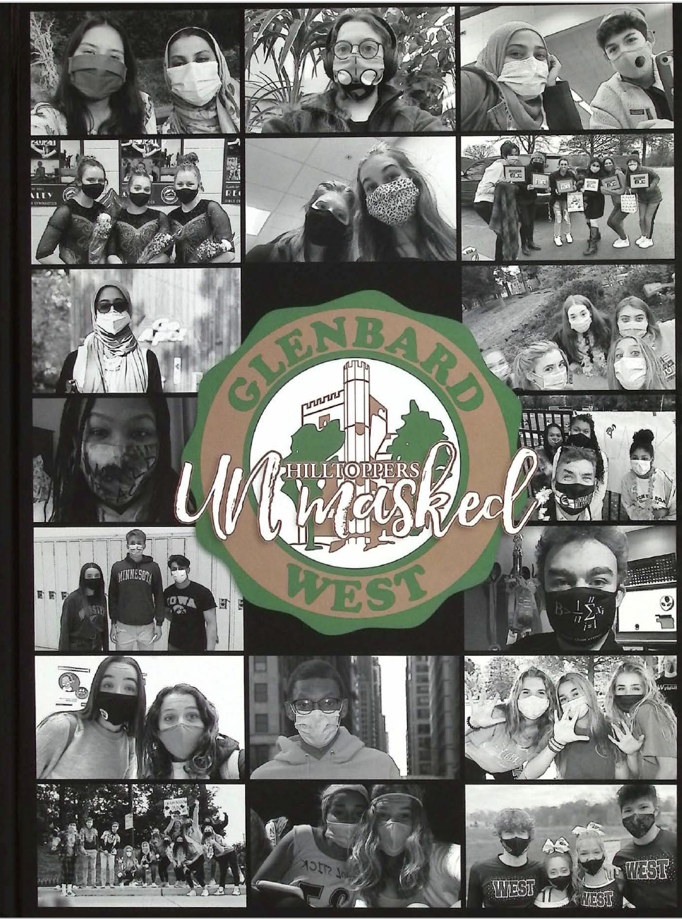 Glenbard West Yearbook Cover 2021