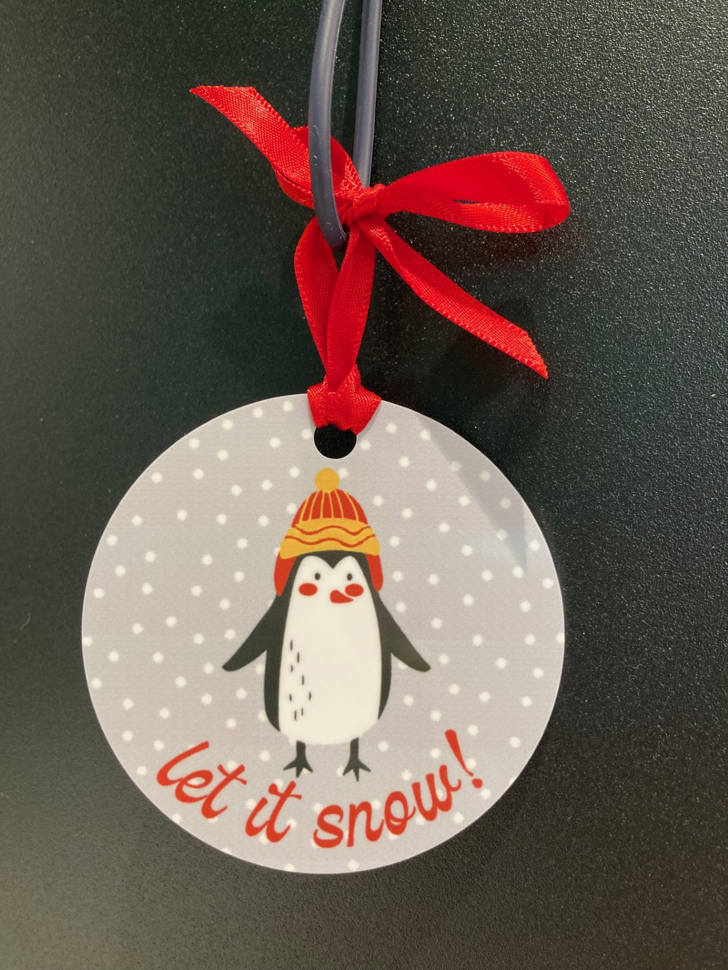 ornament with penguin