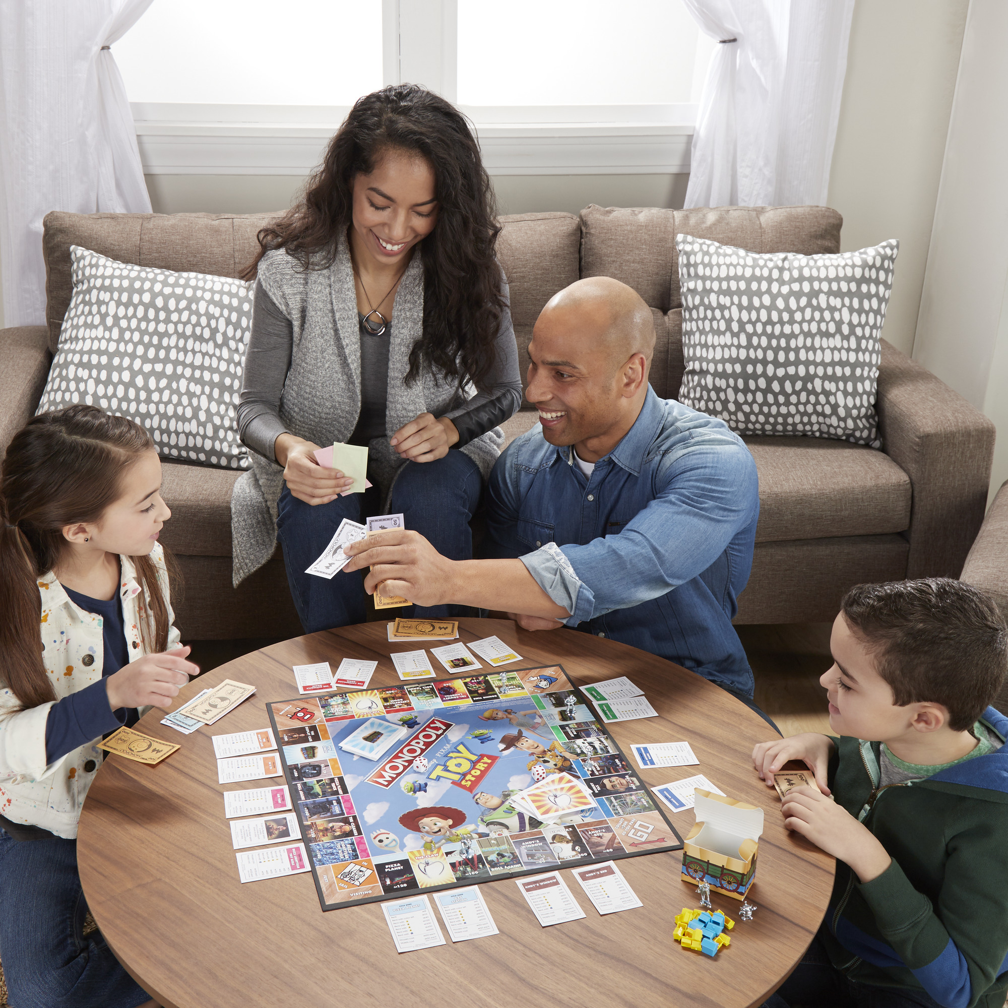 Family Playing Board Games