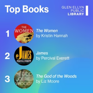 List of Top Books of 2025 that includes The Women, James, and The God of the Woods