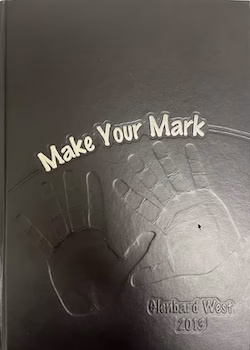 Glenbard West Yearbook Cover 2013